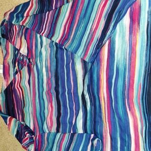 Ladies Striped Multicolored Top
